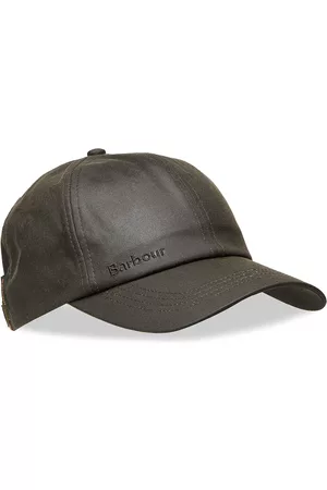 Barbour Wax Sports Cap Accessories Headwear Caps Grøn