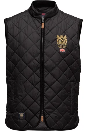 Morris Trenton Quilted Vest Designers Vests Black