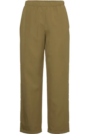 Noella Riga Pants Bottoms Trousers Straight Leg Khaki Green