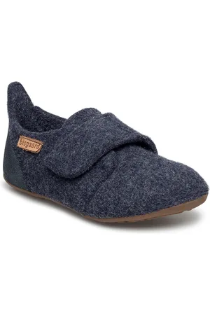 Bisgaard Casual Wool Slippers Hjemmesko Blue