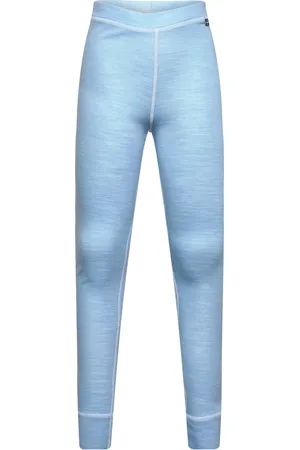 Isbjorn Of Sweden Husky Longjohn Baselayer Kids Sport Base Layers Baselayer Bottoms Blue
