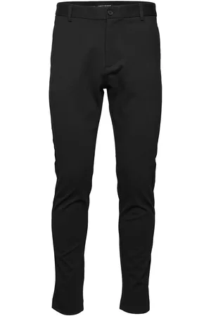 Clean Cut Milano Jersey Pants Bottoms Trousers Formal Black
