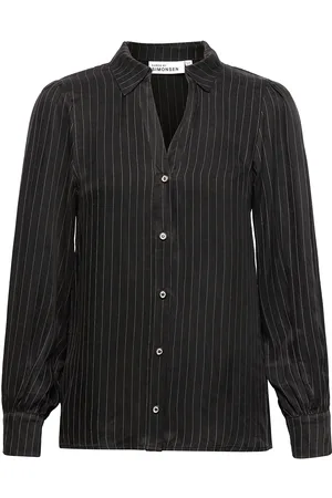 Karen by Simonsen Mistykb Blouse Tops Shirts Long-sleeved Black