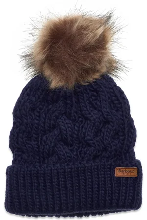 Barbour Penshaw Beanie Accessories Headwear Beanies Blue