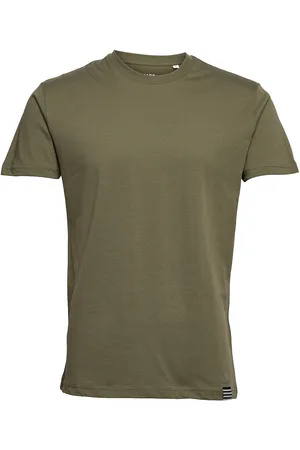 Mads Norgaard Organic Thor Tee Tops T-Kortærmet Skjorte Khaki Green