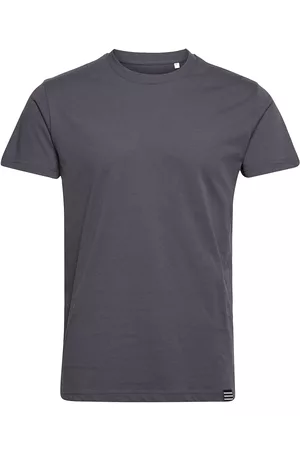 Mads Norgaard Organic Thor Tee Tops T-Kortærmet Skjorte Grey