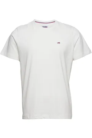 Tommy Hilfiger Tjm Slim Jersey C Neck Ext Tops T-Kortærmet Skjorte White