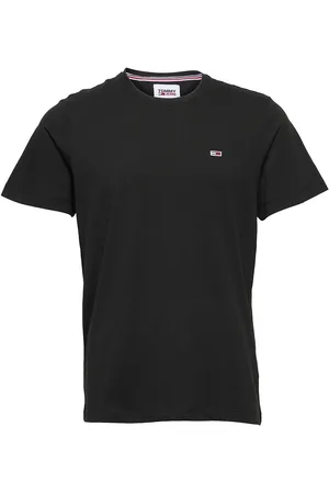 Tommy Hilfiger Tjm Slim Jersey C Neck Ext Tops T-Kortærmet Skjorte Black