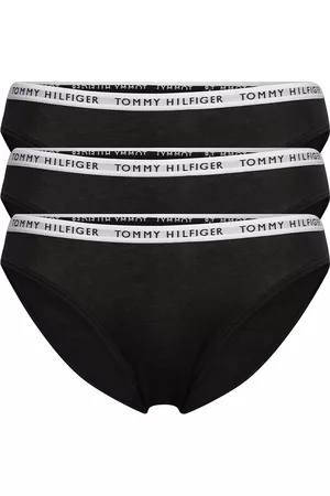 Tommy Hilfiger 3P Bikini Trusser, Tanga Briefs Black