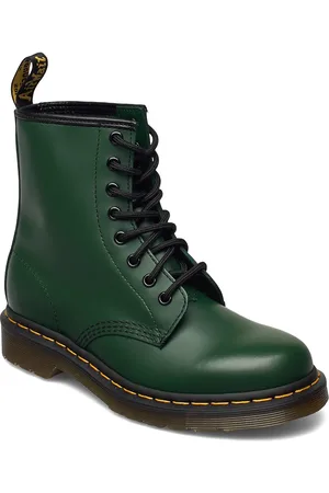 Dr. Martens 1460 Smooth Designers Boots Ankle Boots Laced Boots Green