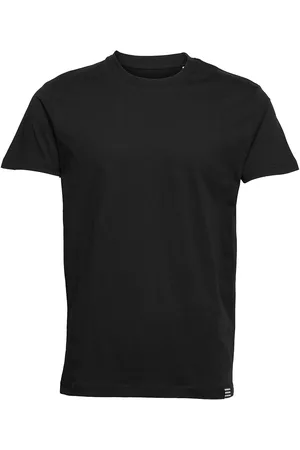 Mads Norgaard Organic Thor Tee Tops T-Kortærmet Skjorte Black