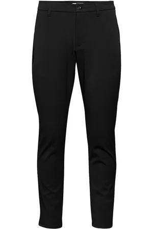Woodbird Steffen Twill Pant Designers Trousers Chinos Black