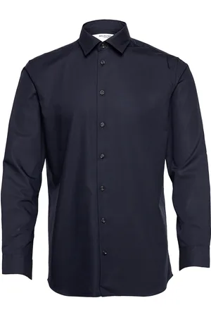 SELECTED Slhslimethan Shirt Ls Classic Noos Tops Shirts Business Black