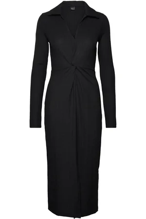 Gina Tricot Magda Dress Maxikjole Festkjole Black