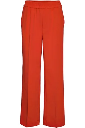 mbyM Phillipa Press-M Bottoms Trousers Wide Leg Orange