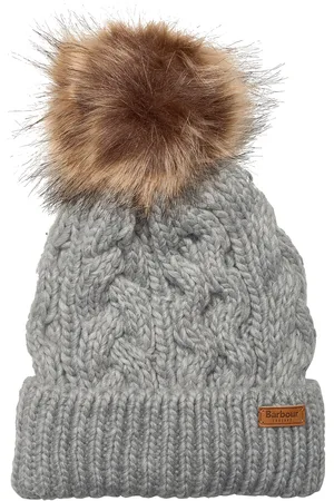 Barbour Penshaw Beanie Accessories Headwear Beanies Grey