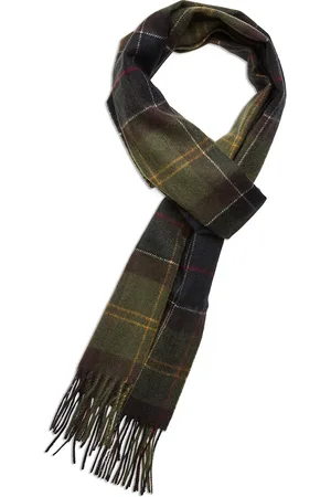 Barbour Tartan Scarf Accessories Scarves Winter Scarves Green