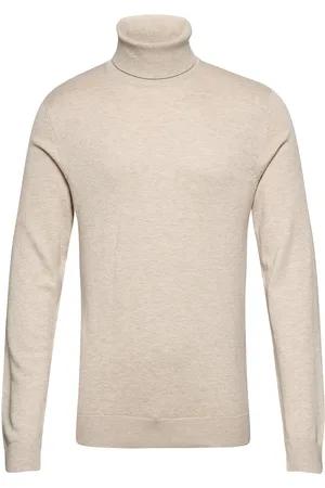 JACK & JONES Jjeemil Knit Roll Neck Noos Tops Knitwear Turtlenecks Grey Jack & J S