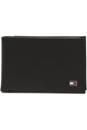 Tommy Hilfiger Eton Mini Cc Flap & Coin Pocket Accessories Wallets Classic Wallets Black