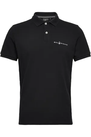 Sail Racing Bowman Logo Polo Sport Polos Short-sleeved Black