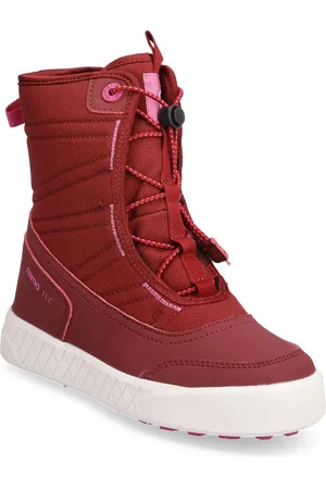Reima Tec Winter Boots, Hankinen Vinterstøvler Med Snøre Red