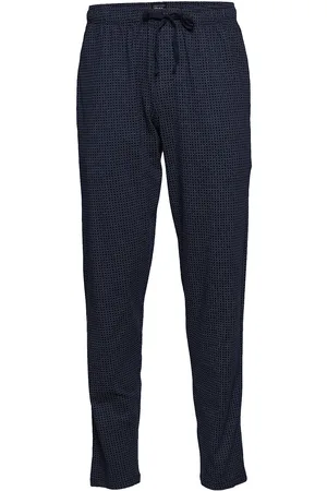 Schiesser Long Pants Hyggebukser Navy