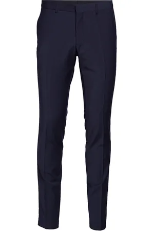 Matinique Vincent Bottoms Trousers Formal Navy