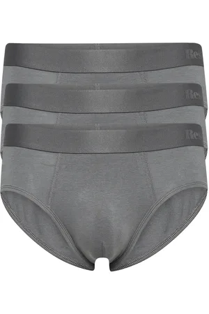Resteröds Brief 3-Pack Bamboo Fsc Underbukser Y-front Briefs Grey