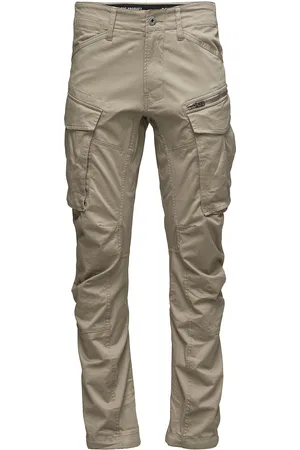 G-Star Rovic Zip 3D Regular Tapered Bottoms Trousers Cargo Pants Beige
