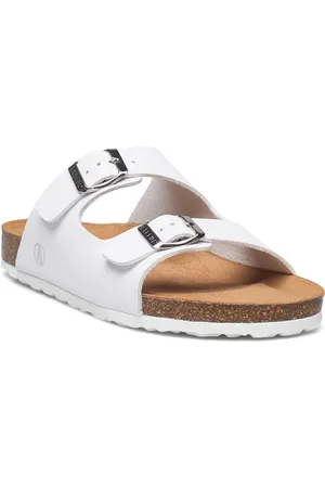 Axelda Charlie Flade Sandaler White