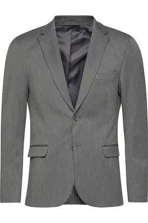 Solid Sdfredrick Clas Blazer Suits & Blazers Blazers Single Breasted Blazers Grey