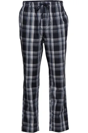 Schiesser Long Pants Hyggebukser Blue