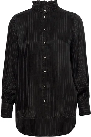 Karen by Simonsen Mistykb Shirt Tops Shirts Long-sleeved Black