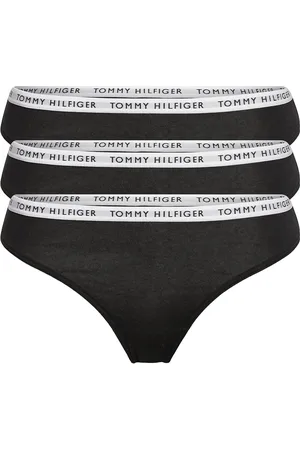 Tommy Hilfiger 3P Thong G-streng Undertøj Black