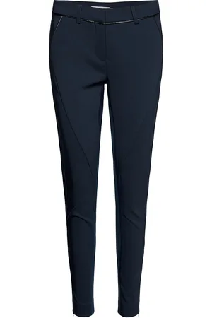 FRANSA Frzacity 1 Pants Bottoms Trousers Slim Fit Trousers Blue