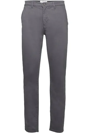 Casual Friday Cfviggo Chino Pants Bottoms Trousers Chinos Grey