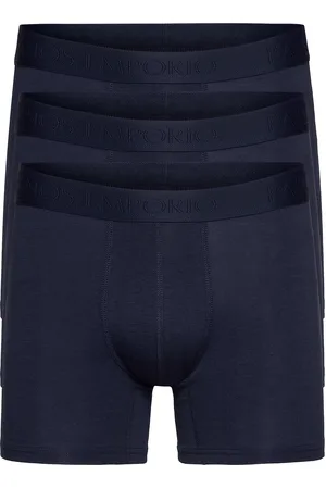 Panos Emporio 3Pk Base Bamboo Boxer Boxershorts Blue