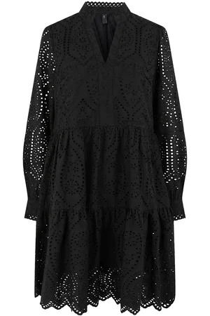 Y.A.S Holi Ls Dress S. Noos Kort Kjole Black