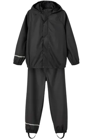 NAME IT Nkndry Rain Set Noos Outerwear Rainwear Rainwear Sets Black