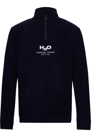 H2O Blåvand Ii Fleece Half Zip Tops Sweatshirts & Hoodies Fleeces & Midlayers Black
