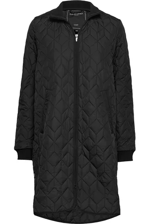 Ilse Jacobsen Padded Quilt Coat Quiltet Jakke Black