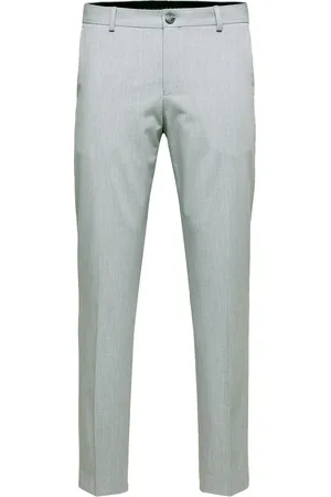 SELECTED Slhslim-Liam Trs Flex Noos Bottoms Trousers Formal Grey