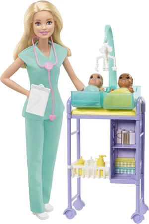 Barbie Baby Doctor Doll Toys Dolls & Accessories Dolls Multi/patterned