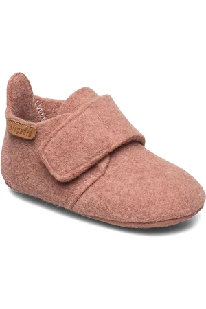 Bisgaard Baby Wool Slippers Hjemmesko Pink