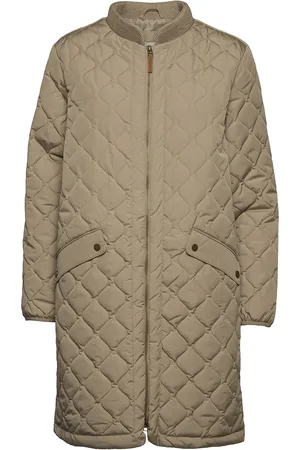 Cream Arwencr Jacket Quiltet Jakke Silver