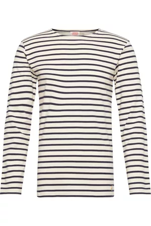 Armor.lux Breton Striped Shirt Héritage Designers T-Langærmet Skjorte Brown