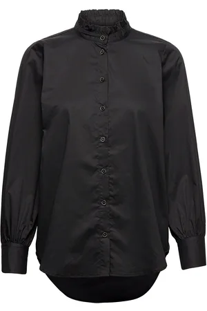 Karen by Simonsen Mojokb Shirt Tops Shirts Long-sleeved Black