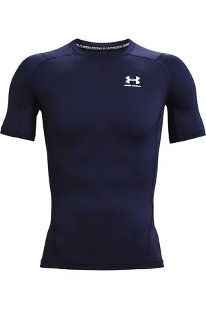 Under Armour Ua Hg Armour Comp Ss Sport T-Kortærmet Skjorte Navy