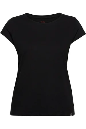Mads Norgaard Organic Jersey Teasy Tee Fav Tops T-shirts & Tops Short-sleeved Black
