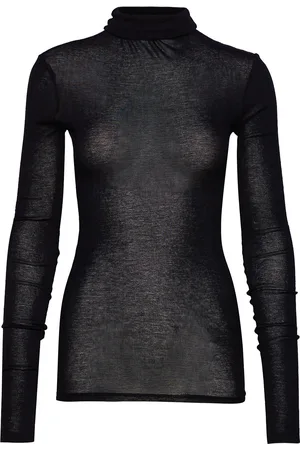 American Vintage Massachusetts Tops Knitwear Turtleneck Black
